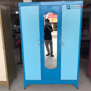 Thanh Lý Tủ Quần Áo Sắt 3 Cánh Tồn Kho 8