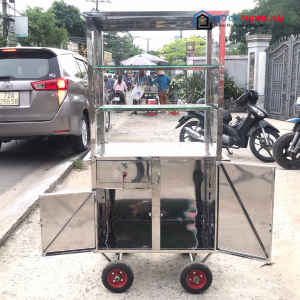 Thanh Lý Xe Hàng Rong Inox 1M4 Tồn Kho 2 Thanh Lý Xe Hàng Rong Inox 1M4 Tồn Kho 5