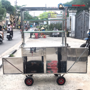 Thanh Lý Xe Hàng Rong Inox 1M6 Tồn Kho 5