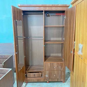 Thanh Lý Tủ Quần Áo 2 Cánh Nâu Gỗ 1M4 Tồn Kho Giá Rẻ 2 Thanh Lý Tủ Quần Áo 2 Cánh Nâu Gỗ 1M4 Tồn Kho Giá Rẻ 5