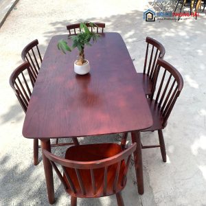 Thanh Lý Bộ Bàn Ăn Gỗ 6 Ghế Tồn Kho 2 Thanh Lý Bộ Bàn Ăn Gỗ 6 Ghế Tồn Kho 5