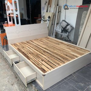Thanh Lý Giường Gỗ 2 Hộc Cũ Giá Rẻ 5