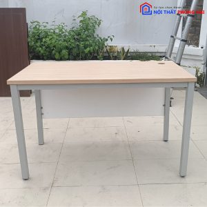 Thanh Lý Bàn Làm Việc Chân Sắt 1M2 Cũ Có Bửng Giá Tốt 5