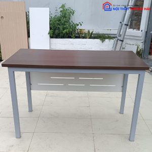 Thanh Lý Bàn Làm Việc Chân Sắt 1M Và 1M2 Cũ Có Bửng Giá Tốt 9