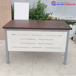 Thanh Lý Bàn Làm Việc Chân Sắt 1M Và 1M2 Cũ Có Bửng Giá Tốt 8
