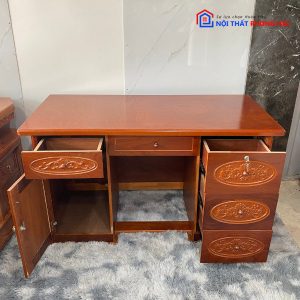 Thanh Lý Bàn Làm Việc Gỗ Phủ Xoan 1M4 Giá Tốt Tồn Kho 5