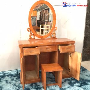 Thanh Lý Bàn Trang Điểm Gỗ Sồi 1M Tồn Kho Giá Tốt 2 Thanh Lý Bàn Trang Điểm Gỗ Sồi 1M Tồn Kho Giá Tốt 5