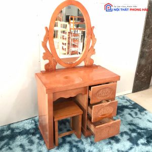Thanh Lý Bàn Trang Điểm Gỗ Sồi 80CM Tồn Kho Giá Tốt 2 Thanh Lý Bàn Trang Điểm Gỗ Sồi 80CM Tồn Kho Giá Tốt 5