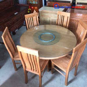 Thanh Lý Bộ Bàn Ăn 6 Ghế Bàn Tròn Gỗ Sồi Tồn Kho Giá Tốt 2 Thanh Lý Bộ Bàn Ăn 6 Ghế Bàn Tròn Gỗ Sồi Tồn Kho Giá Tốt 5