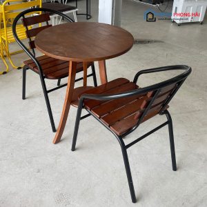 Thanh Lý Bộ Bàn Ghế Cafe Gỗ Sang Trọng Tồn Kho 5