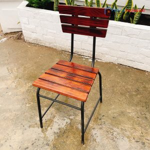 Thanh Lý Ghế Cafe Gỗ Khung Sắt Hiện Đại Tồn Kho 5