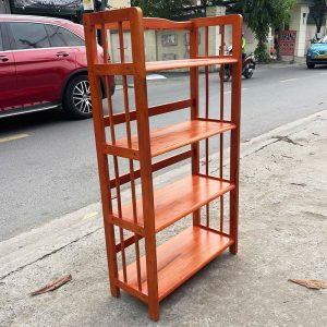 Thanh Lý Kệ Sách Gỗ Tự Nhiên 4 Tầng Tồn Kho Giá Tốt