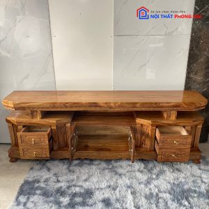 Thanh Lý Kệ Tivi Gỗ Hương Xám 2M2 Tồn Kho Giá Rẻ 5