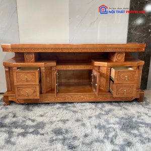 Thanh Lý Kệ Tivi Gỗ Sồi 1M8 Tồn Kho Giá Tốt 5