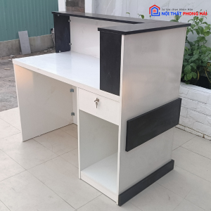 Thanh Lý Quầy Lễ Tân Chữ L 1M2 Tồn Kho Giá Tốt 5