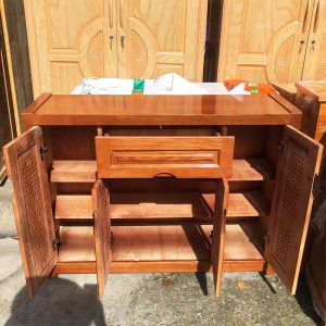 Thanh Lý Tủ Giày Gỗ Sồi 1M2 Tồn Kho Giá Rẻ