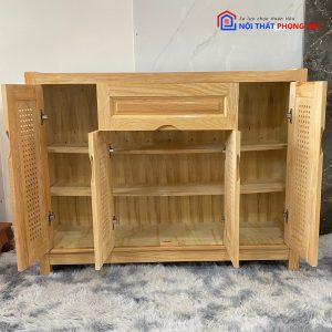 Thanh Lý Tủ Giày Gỗ Sồi 1M2 Tồn Kho Giá Rẻ 5