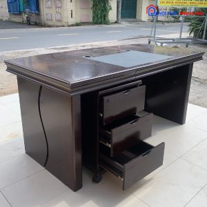 Thanh Lý Bàn Giám Đốc Gỗ 1M6 Kèm Tủ Nhỏ Cũ Giá Tốt 2 Thanh Lý Bàn Giám Đốc Gỗ 1M6 Kèm Tủ Nhỏ Cũ Giá Tốt 7