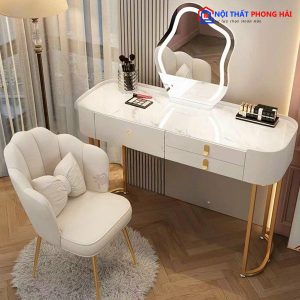 Bàn Trang Điểm Hiện Đại Có Đèn Led Sang Trọng Giá Rẻ (Nhiều Màu) 7