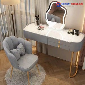 Bàn Trang Điểm Hiện Đại Có Đèn Led Sang Trọng Giá Rẻ (Nhiều Màu) 6
