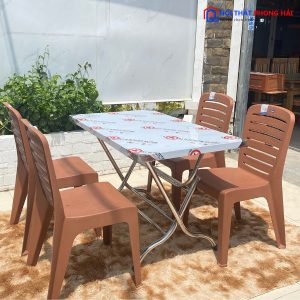 Thanh Lý Bộ Bàn Ăn Ghế Nhựa Ruby Bàn Inox Tồn Kho Giá Tốt 2 Thanh Lý Bộ Bàn Ăn Ghế Nhựa Ruby Bàn Inox Tồn Kho Giá Tốt 5