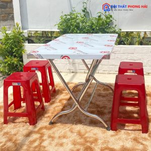 Thanh Lý Bộ Bàn Ăn Ghế Đôn Nhựa Bàn Inox Tồn Kho Giá Tốt 2 Thanh Lý Bộ Bàn Ăn Ghế Đôn Nhựa Bàn Inox Tồn Kho Giá Tốt 5