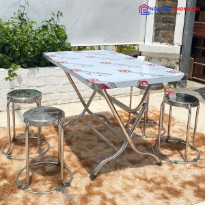 Thanh Lý Bộ Bàn Ăn Inox 4 Ghế Tồn Kho Giá Tốt 2 Thanh Lý Bộ Bàn Ăn Inox 4 Ghế Tồn Kho Giá Tốt 5
