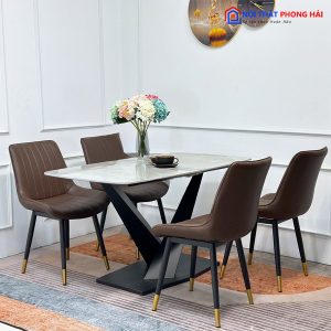 Thanh Lý Bộ Bàn Ăn Chân X Mặt Đá 4 Ghế Giá Tốt 3 Thanh Lý Bộ Bàn Ăn Chân X Mặt Đá 4 Ghế Giá Tốt 7