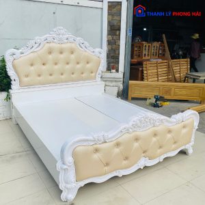 Thanh Lý Giường Bọc Nệm Hoàng Gia 1M6 Cũ Giá Tốt 2 Thanh Lý Giường Bọc Nệm Hoàng Gia 1M6 Cũ Giá Tốt 5