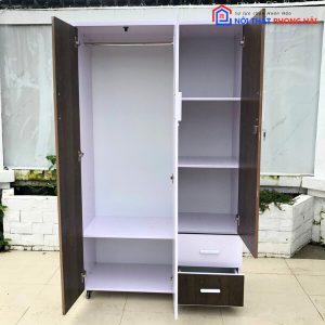Thanh Lý Tủ Quần Áo Nhựa Đài Loan 3 Cánh 2 Hộc Tồn Kho (Nhiều Màu) 15