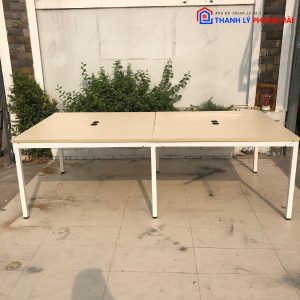 Thanh Lý Bàn Họp Chân Sắt Mặt Gỗ 2M4 Cũ Giá Tốt 2 Thanh Lý Bàn Họp Chân Sắt Mặt Gỗ 2M4 Cũ Giá Tốt 5