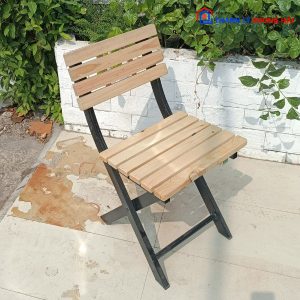 Thanh Lý Bộ Bàn Ăn Khung Sắt Mặt Gỗ Xếp Gọn Tồn Kho Giá Tốt 6