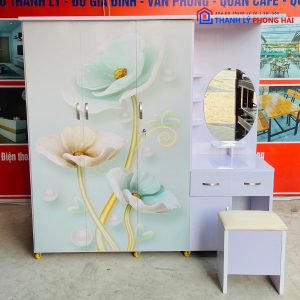 Thanh Lý Tủ Quần Áo Nhựa 3 Cánh Kèm Bàn Trang Điểm Tồn Kho Giá Tốt (Nhiều Mẫu) 3 Thanh Lý Tủ Quần Áo Nhựa 3 Cánh Kèm Bàn Trang Điểm Tồn Kho Giá Tốt (Nhiều Mẫu) 8