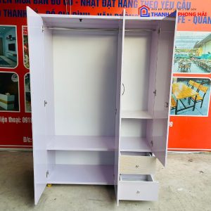 Thanh Lý Tủ Quần Áo Nhựa 3 Cánh 2 Hộc Tồn Kho Giá Tốt (Nhiều Mẫu) 11