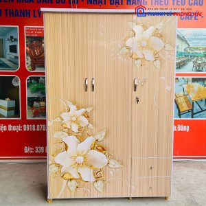 Thanh Lý Tủ Quần Áo Nhựa 3 Cánh 2 Hộc Tồn Kho Giá Tốt (Nhiều Mẫu) 12