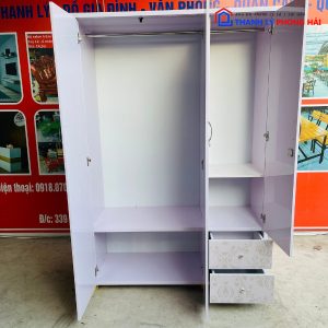 Thanh Lý Tủ Quần Áo Nhựa 3 Cánh 2 Hộc Tồn Kho Giá Tốt (Nhiều Mẫu) 17
