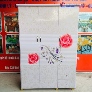 Thanh Lý Tủ Quần Áo Nhựa 3 Cánh 2 Hộc Tồn Kho Giá Tốt (Nhiều Mẫu) 16