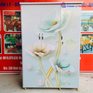 Thanh Lý Tủ Quần Áo Nhựa 3 Cánh 2 Hộc Tồn Kho Giá Tốt (Nhiều Mẫu) 14