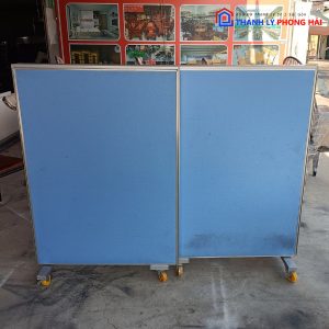 Thanh Lý Vách Ngăn Khung Nhôm Có Bánh Xe Cũ Giá Tốt 2 Thanh Lý Vách Ngăn Khung Nhôm Có Bánh Xe Cũ Giá Tốt 5
