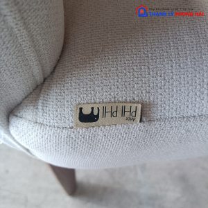 Thanh Lý Ghế Gỗ Tựa Lưng Nệm Vải Cũ Giá Tốt 7