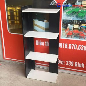 Thanh Lý Kệ Trưng Bày Gỗ Công Nghiệp 4 Tầng Giá Tốt 5