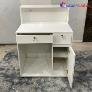 Thanh Lý Quầy Gỗ Công Nghiệp Trắng Cũ Giá Tốt 7