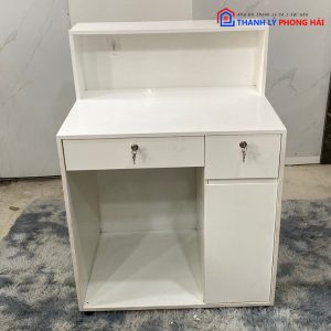 Thanh Lý Quầy Gỗ Công Nghiệp Trắng Cũ Giá Tốt 6