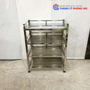 Thanh Lý Kệ Inox 4 Tầng (Nhiều kích thước) 9