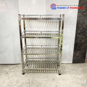 Thanh Lý Kệ Inox 4 Tầng (Nhiều kích thước) 11