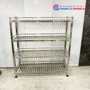 Thanh Lý Kệ Inox 4 Tầng (Nhiều kích thước) 12