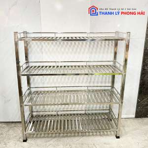 Thanh Lý Kệ Inox 4 Tầng (Nhiều kích thước) 13