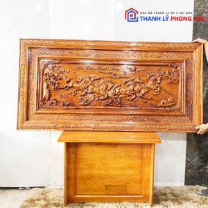 Tranh Gỗ Tự Nhiên Mã Đáo Thành Công Cũ (2 kích thước) 5