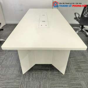 Bàn Họp Gỗ 2M Trắng Cũ 1 Bàn Họp Gỗ 2M Trắng Cũ 4