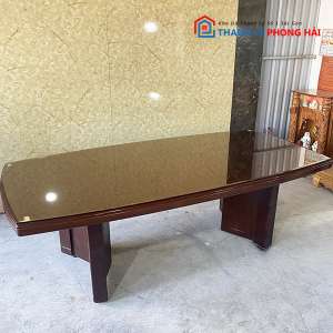 Bàn Họp Gỗ MDF 2M4 Cũ 1 Bàn Họp Gỗ MDF 2M4 Cũ 3